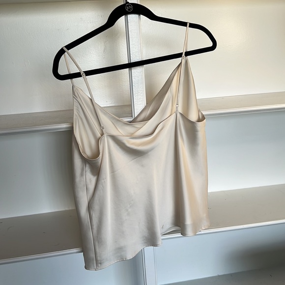 H&M Cowl Neck Cami Satin Top - 14 US - Picture 4 of 6